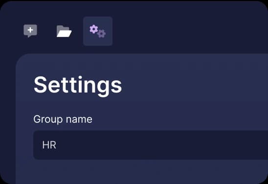 Chat settings