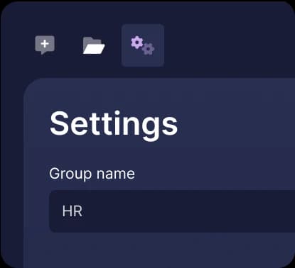 Chat settings